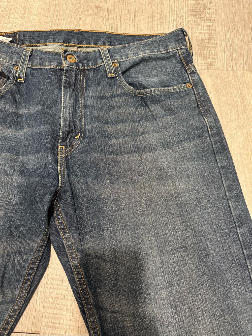 Levi's 569 Men's Jeans 32x32 Straight 100%cotton - Picture 2 of 14